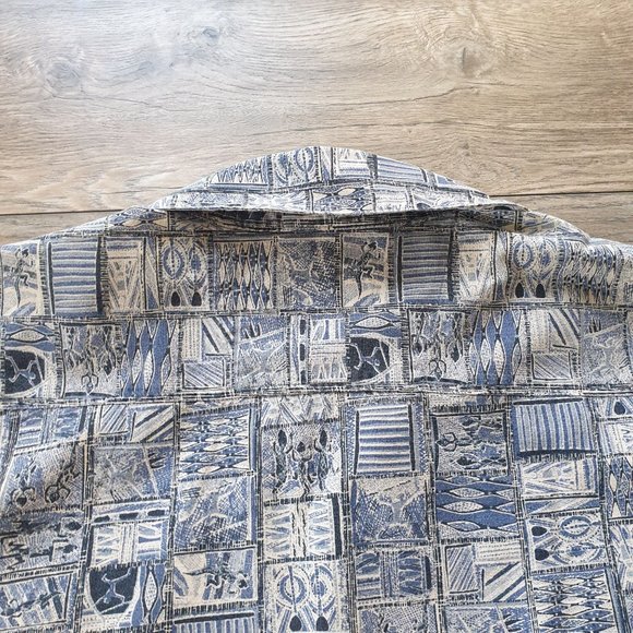 Maxx FM Mens L Short Sleeve Shirt Hawaiian Vacation Beach Pool Relax - Picture 9 of 10